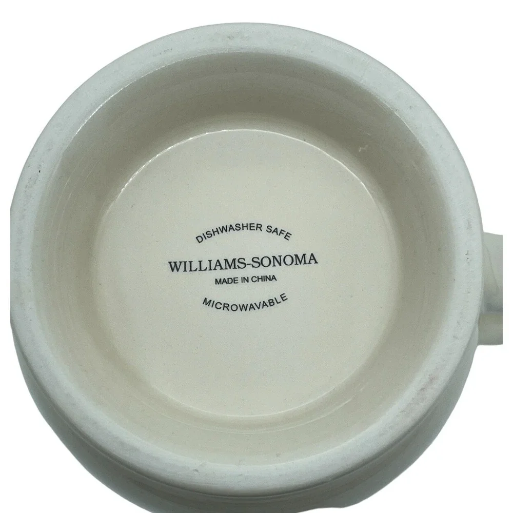 Williams Sonoma Nutcracker Footed Pedestal Coffee Mug Set Of 2 NW/OTs